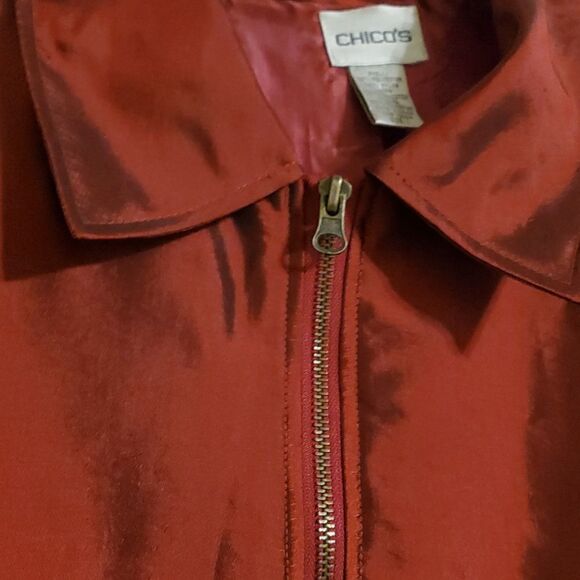 CHICO'S WOMAN LIGHTWEIGHT JACKET 1 - Picture 3 of 7